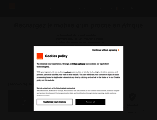 transfertpays.orange.com screenshot