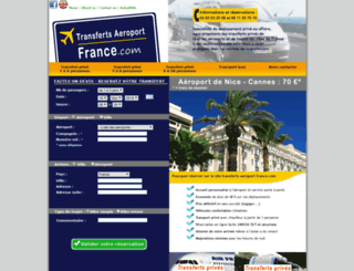transferts-aeroport-france.com screenshot