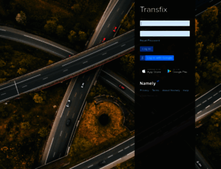 transfix.namely.com screenshot