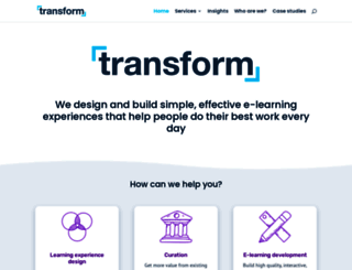 transform-elearning.com screenshot