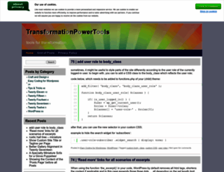 transformationpowertools.com screenshot