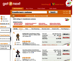 transformers-costume.getitnext.com screenshot