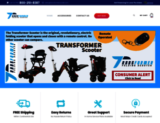 transformerscooter.com screenshot