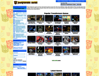 transformersgames.net screenshot