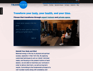 transformfitnessnyc.com screenshot