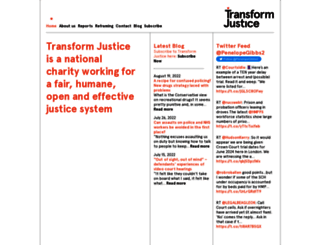 transformjustice.org.uk screenshot