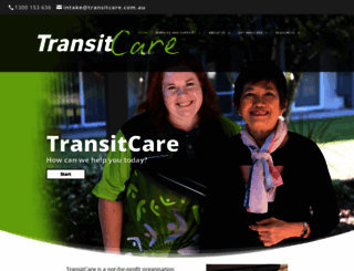 transitcare.com.au screenshot