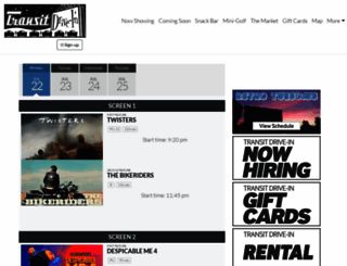 transitdrivein.com screenshot