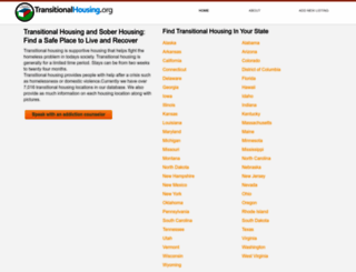 transitionalhousing.org screenshot