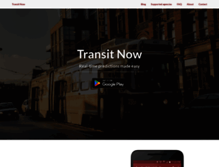 transitnowapp.com screenshot