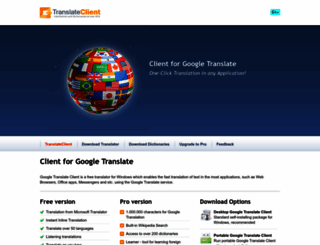 translateclient.com screenshot