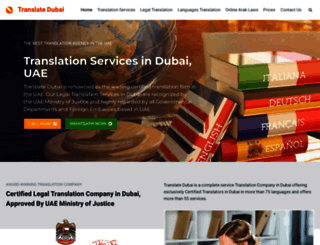 translatedubai.ae screenshot