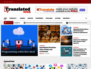 translatedweb.com screenshot