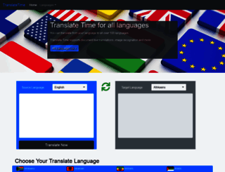 translatetime.com screenshot