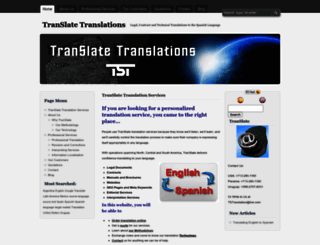translatetranslations.wordpress.com screenshot