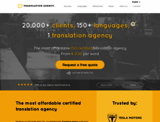 translationagency.com screenshot