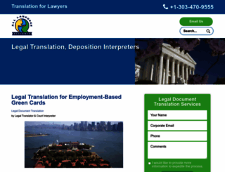 translationforlawyers.com screenshot