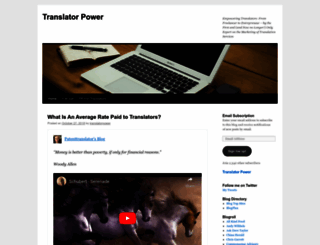 translatorpower.wordpress.com screenshot