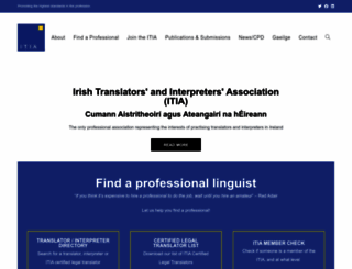 translatorsassociation.ie screenshot
