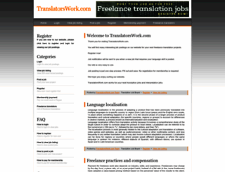 translatorswork.com screenshot