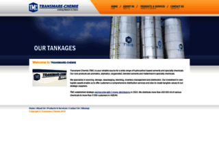 transmare-chemie.com screenshot