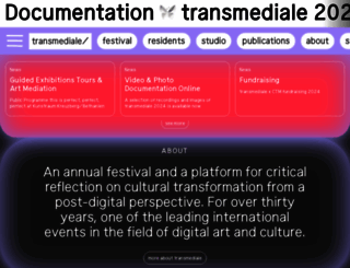 transmediale.de screenshot