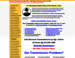 transmission-sanantonio.com screenshot