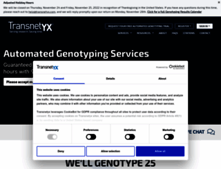 transnetyx.com screenshot