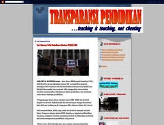 transparansipendidikan.blogspot.com screenshot
