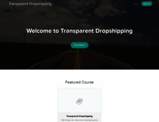 transparentdropshipping.com screenshot