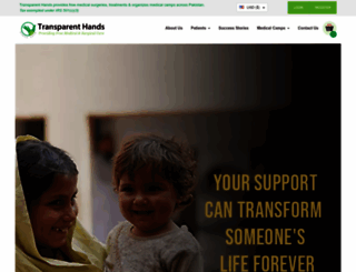 transparenthands.com screenshot