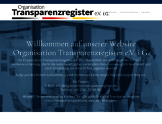 transparenzregisterdeutschland.de screenshot