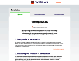 transpiration.comprendrechoisir.com screenshot