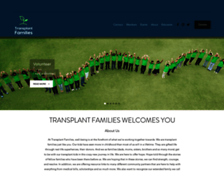 transplantfamilies.org screenshot