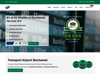 transport-airport-bucharest.com screenshot