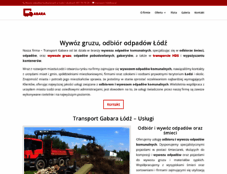 transport-gabara.pl screenshot