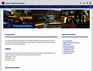 transportation.lbpsb.qc.ca screenshot
