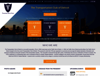 transportationclubofdetroit.com screenshot