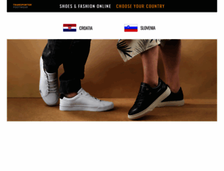 transporter-footwear.com screenshot