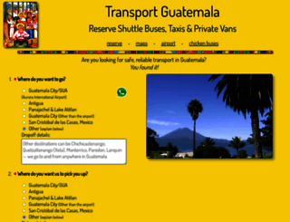 transportguatemala.com screenshot