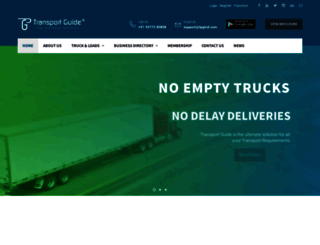 transportguide.co.in screenshot