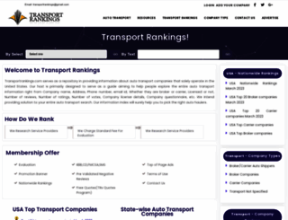 transportrankings.com screenshot