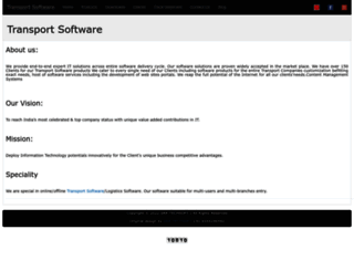 transportsoftware.co.in screenshot