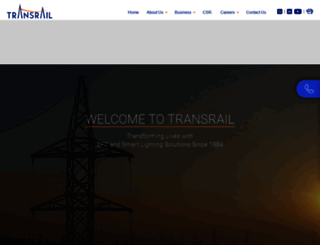 transrail.in screenshot