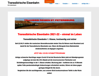 transsibirischeeisenbahn.me screenshot