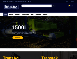 transtak.co.nz screenshot