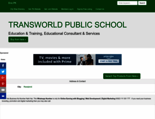 transworldpublicschool.enic.pk screenshot
