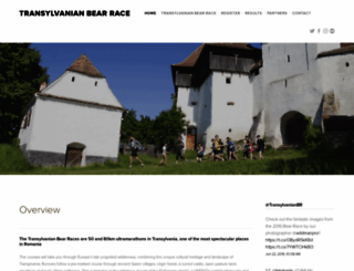 transylvanianbearrace.com screenshot