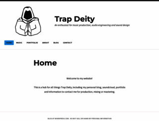 trapdeity.wordpress.com screenshot