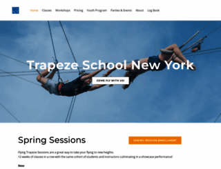 trapezeschool.com screenshot